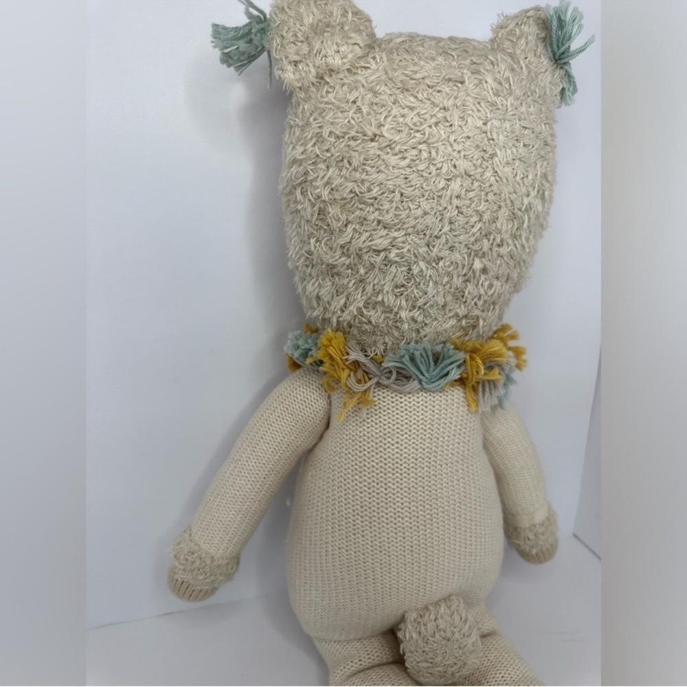 Cuddle + Kind Llama Knitted Doll Plush Plushie 20” Made in Peru - Picture 8 of 10